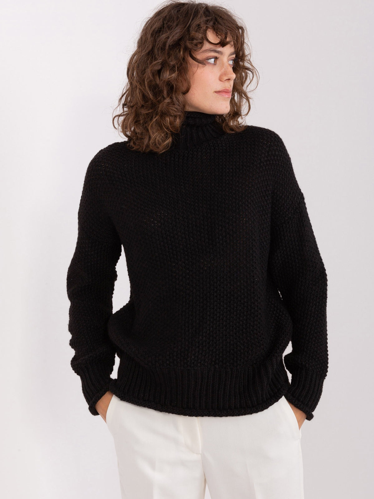 MELFIA – Oversize-Rollkragenpullover