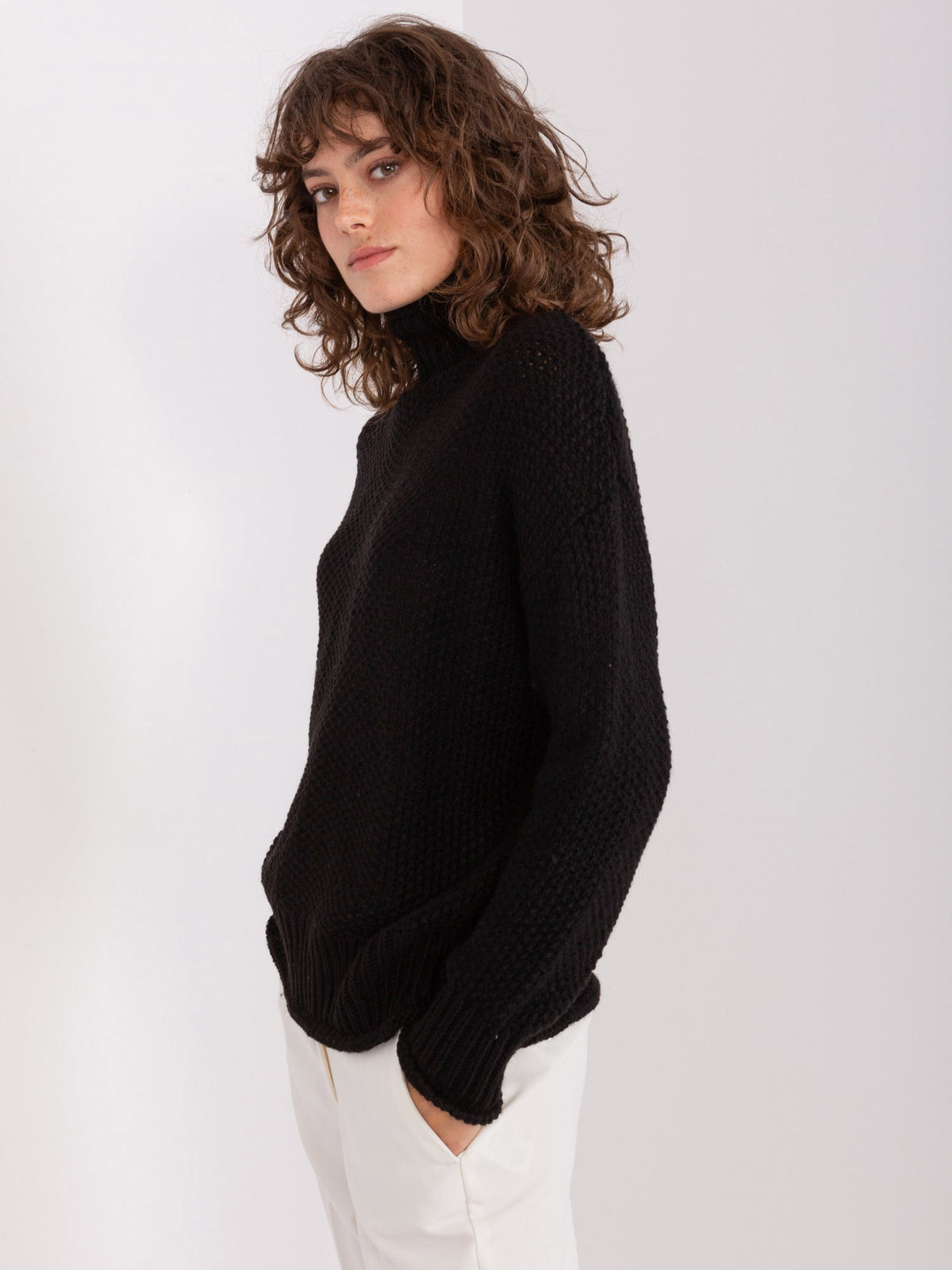 MELFIA – Oversize-Rollkragenpullover