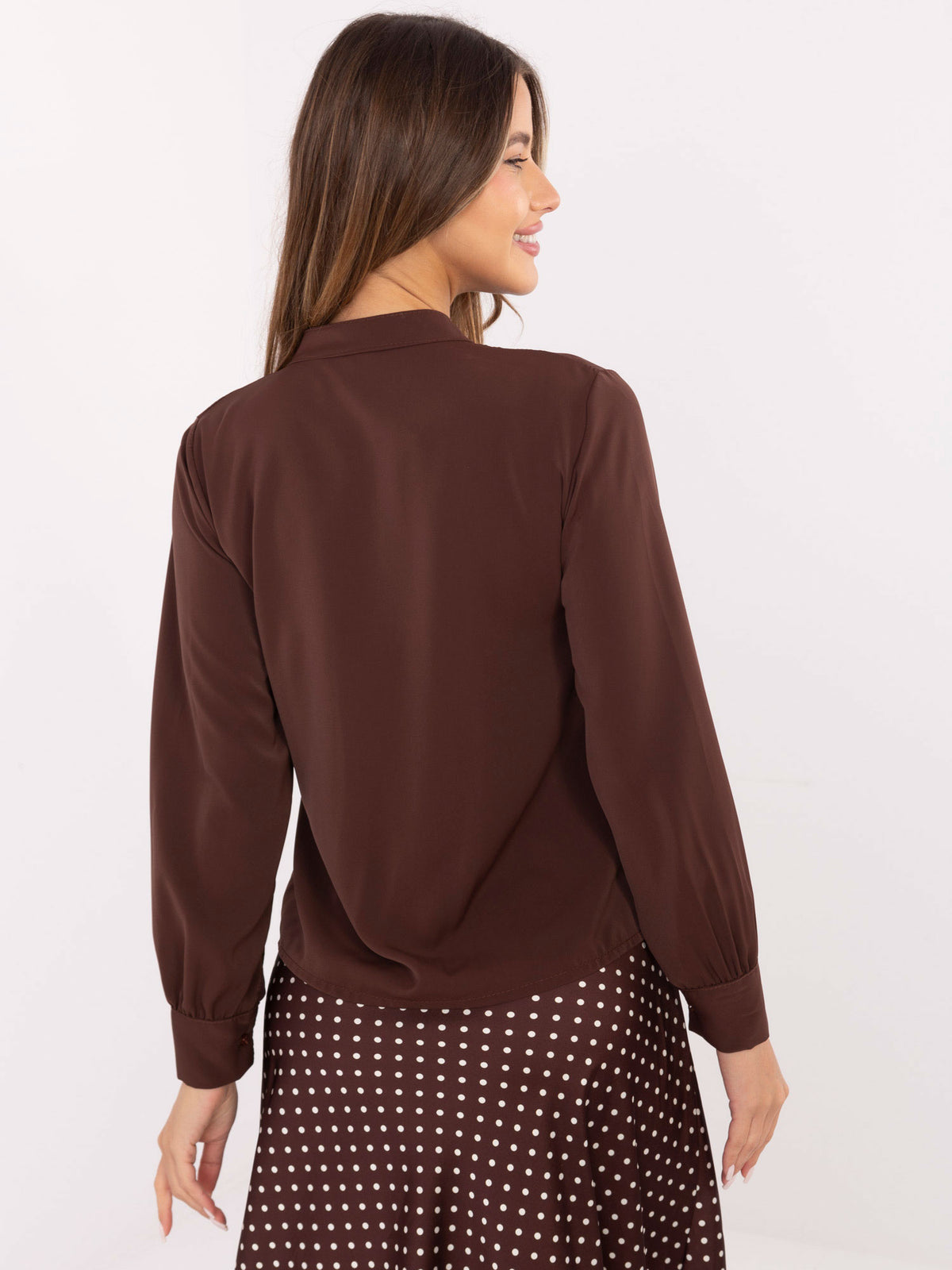 MELFIA Hemdbluse mit Rüschen