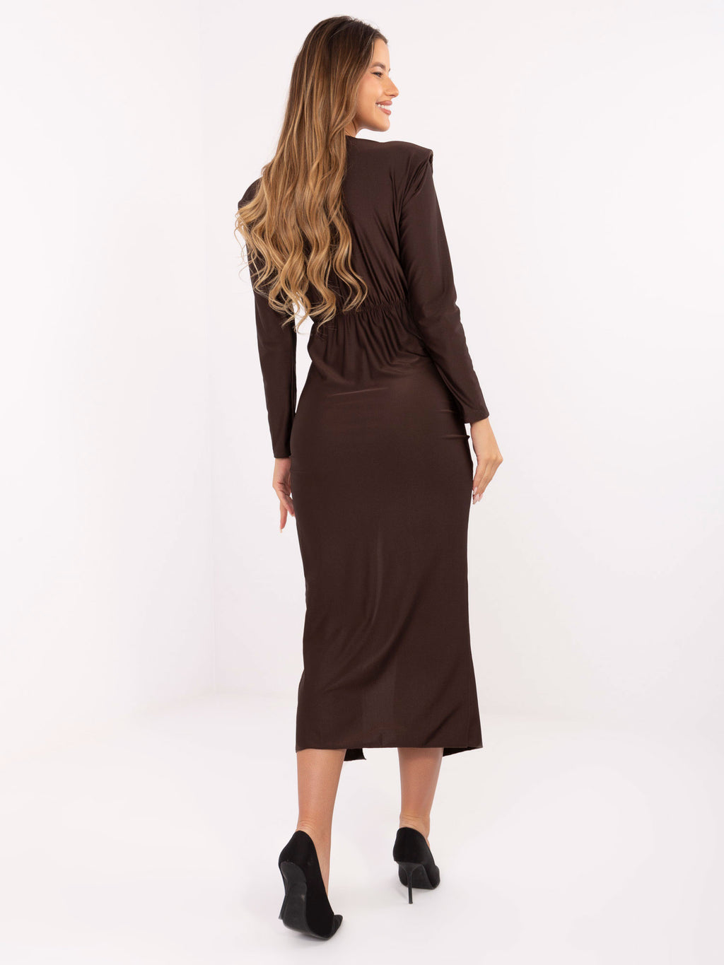 MELFIA Long Detail Dress