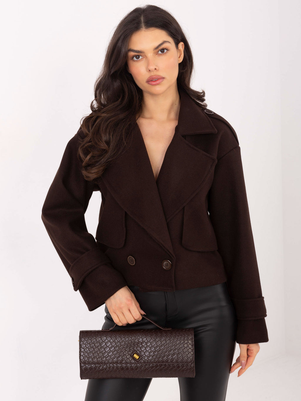 MELFIA Double-Breasted Coat