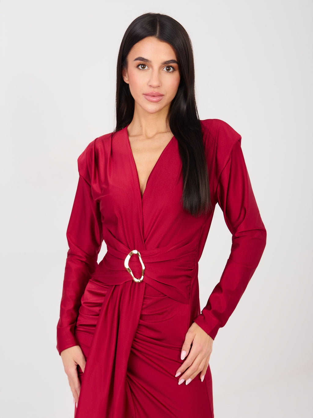 MELFIA Long Detail Dress