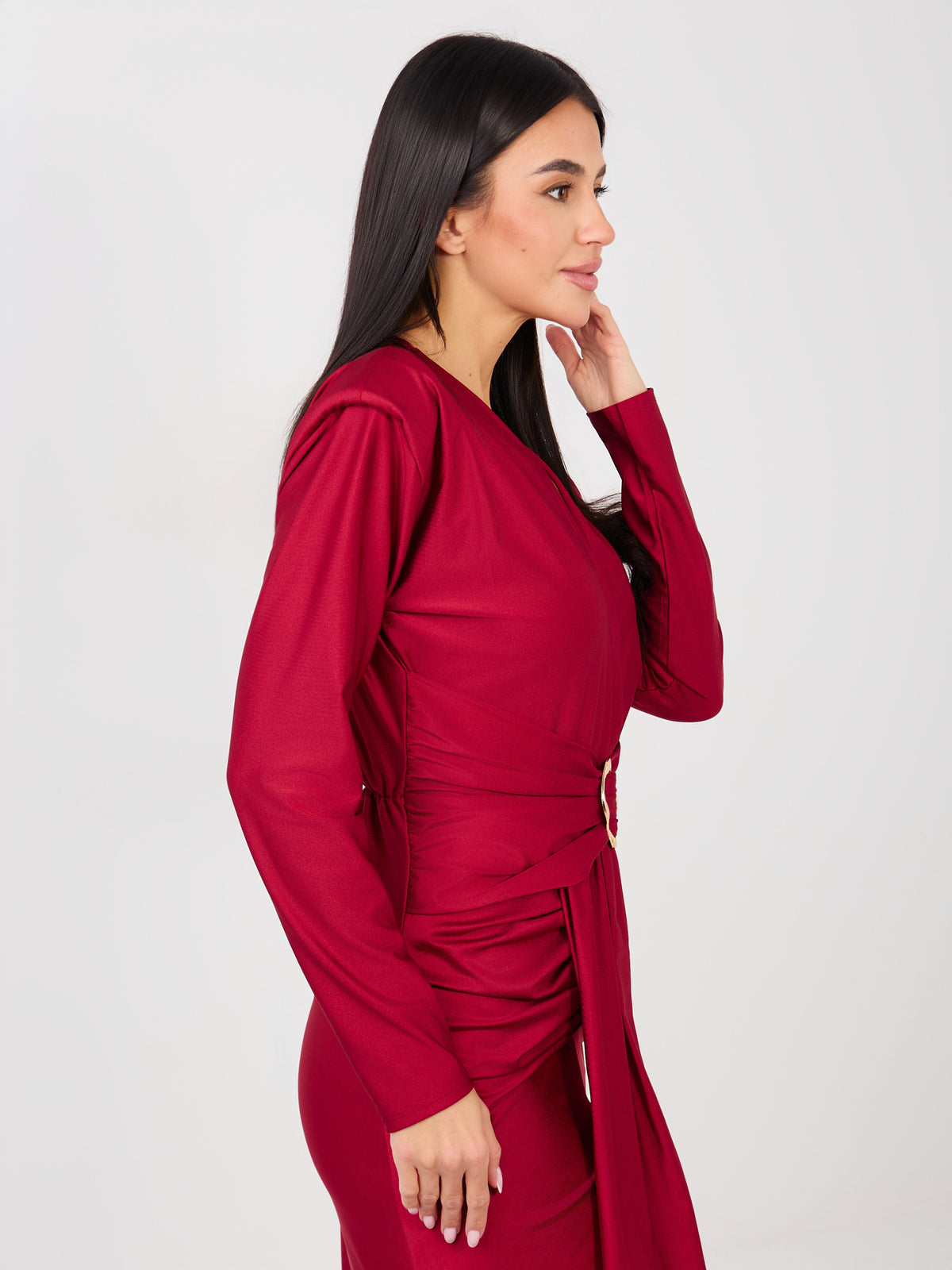 MELFIA Long Detail Dress