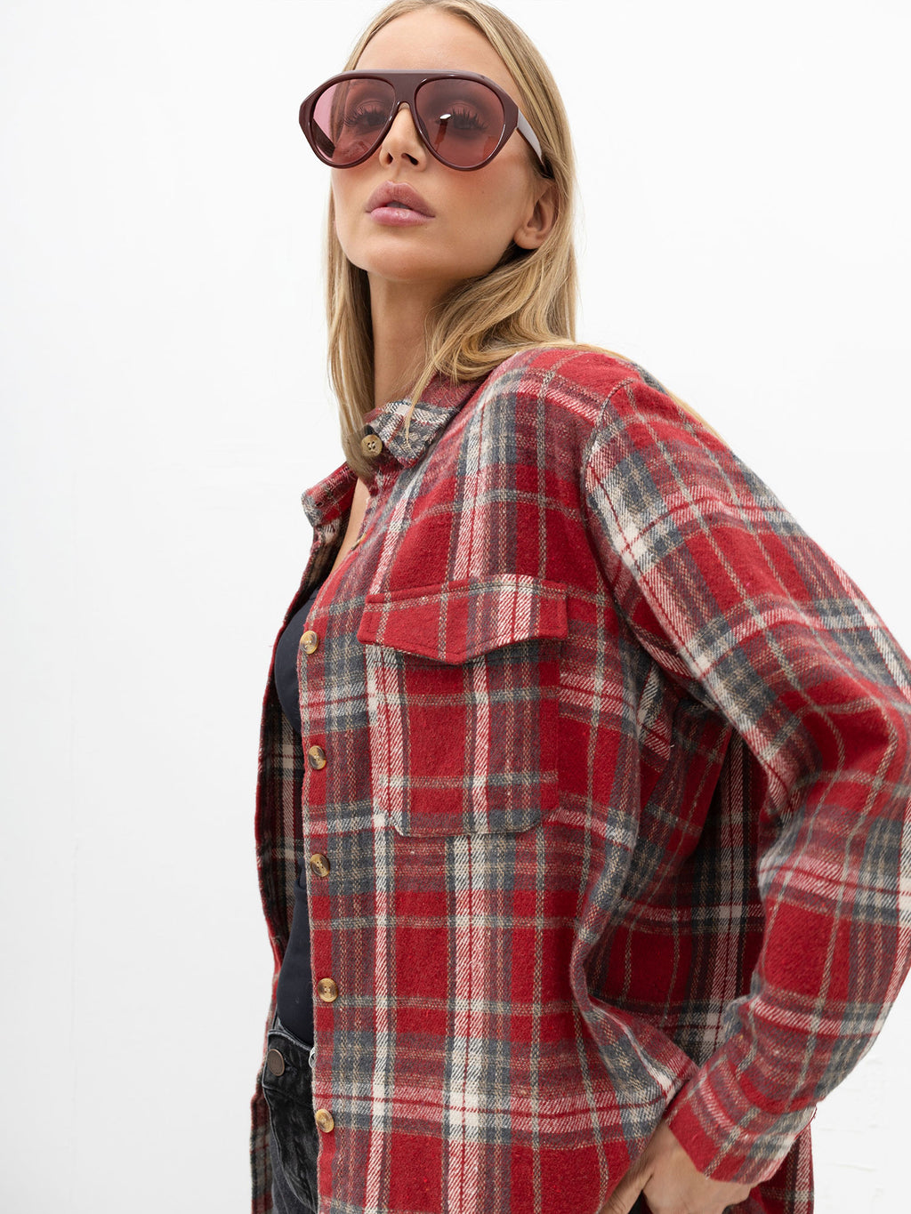 MELFIA AMELIE – Kariertes Oberhemd