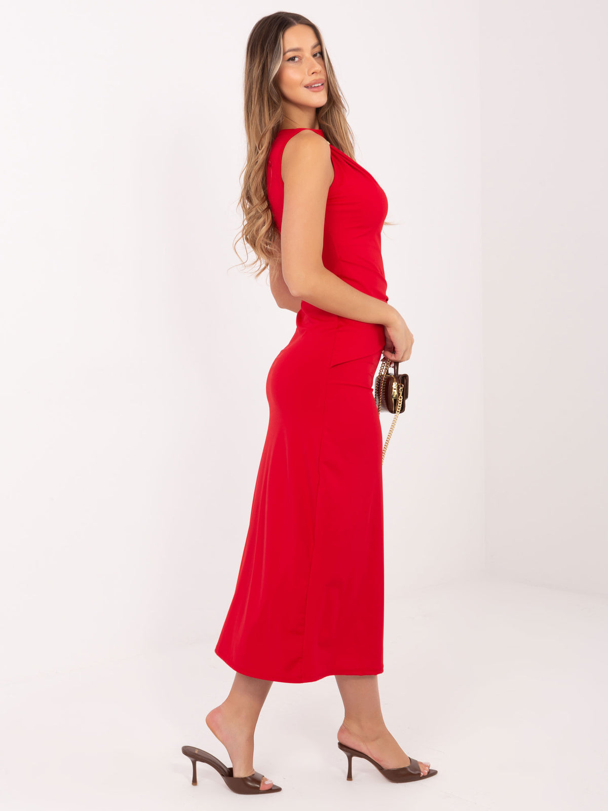 MELFIA Slit Evening Dress