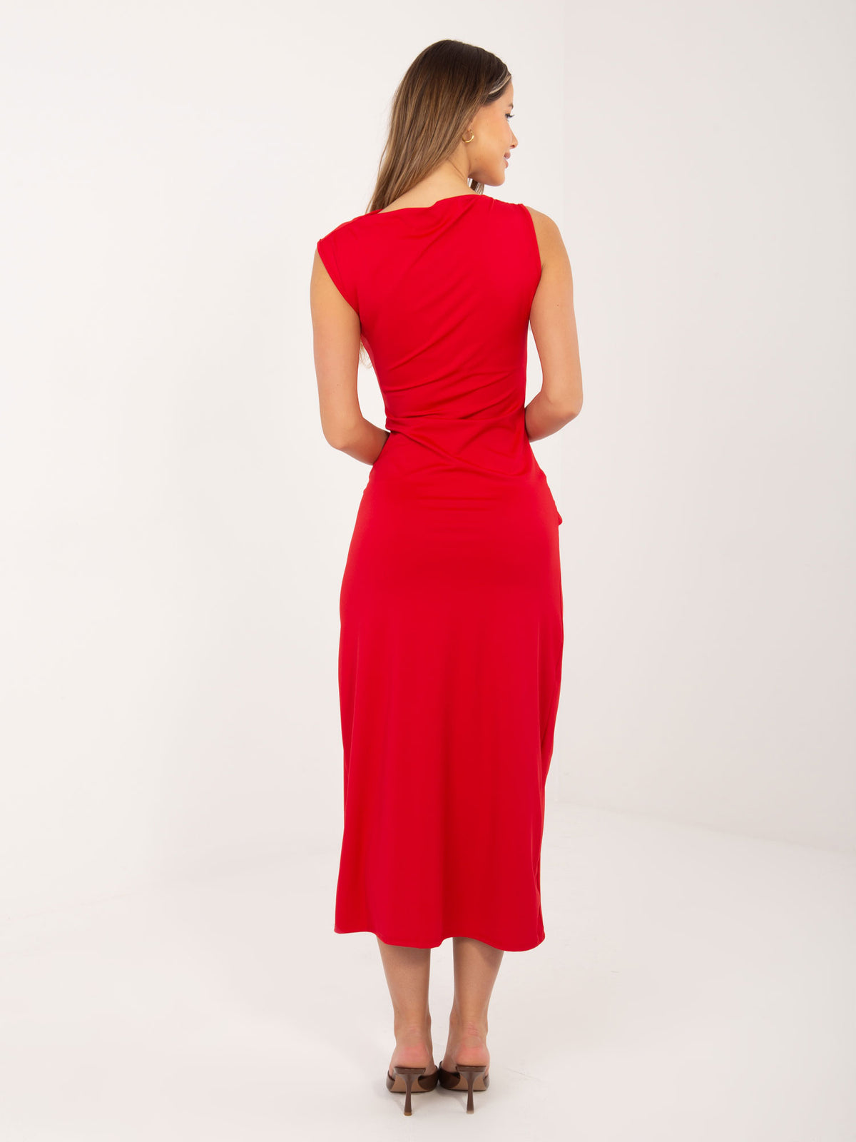 MELFIA Slit Evening Dress
