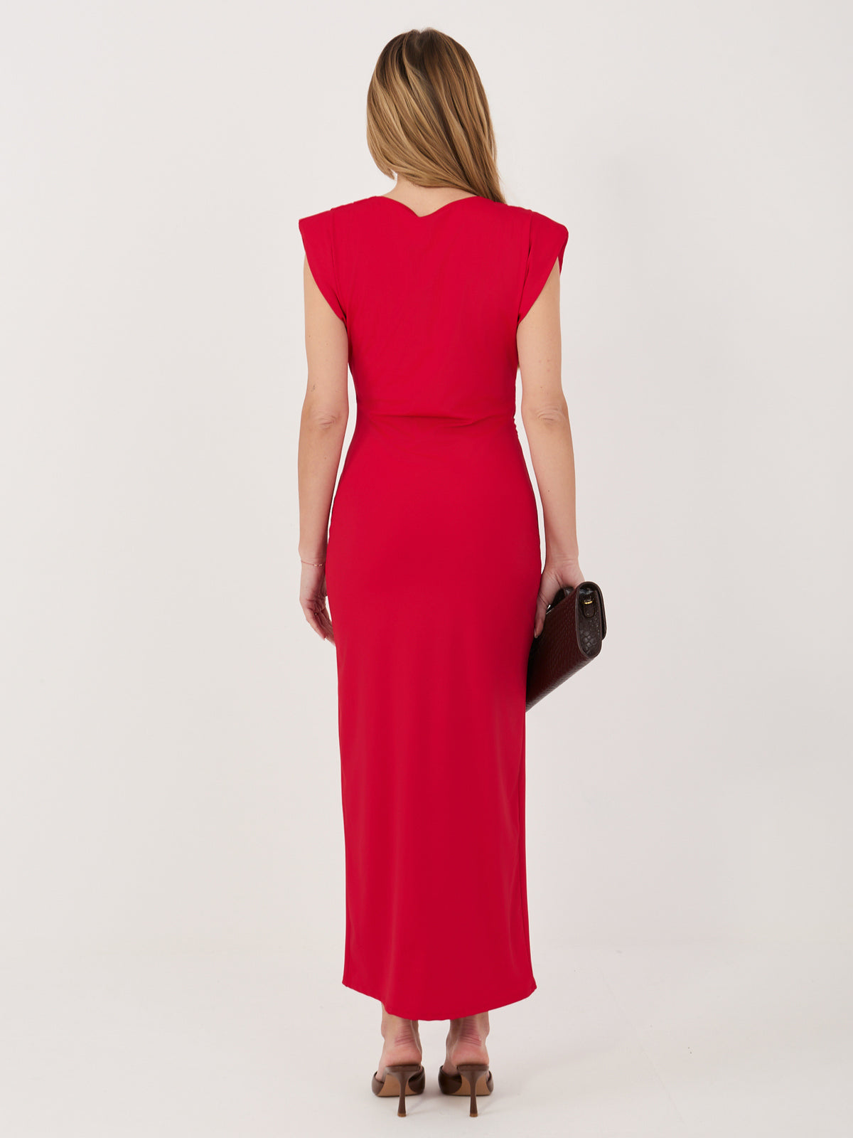 MELFIA Slit Evening Dress