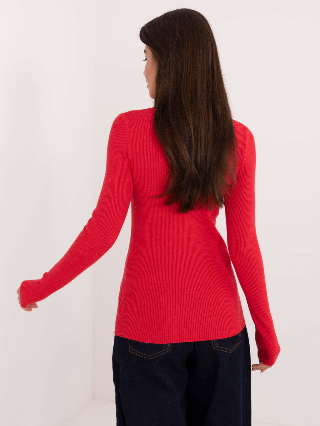 MELFIA® Taillierter Pullover mit Streifen