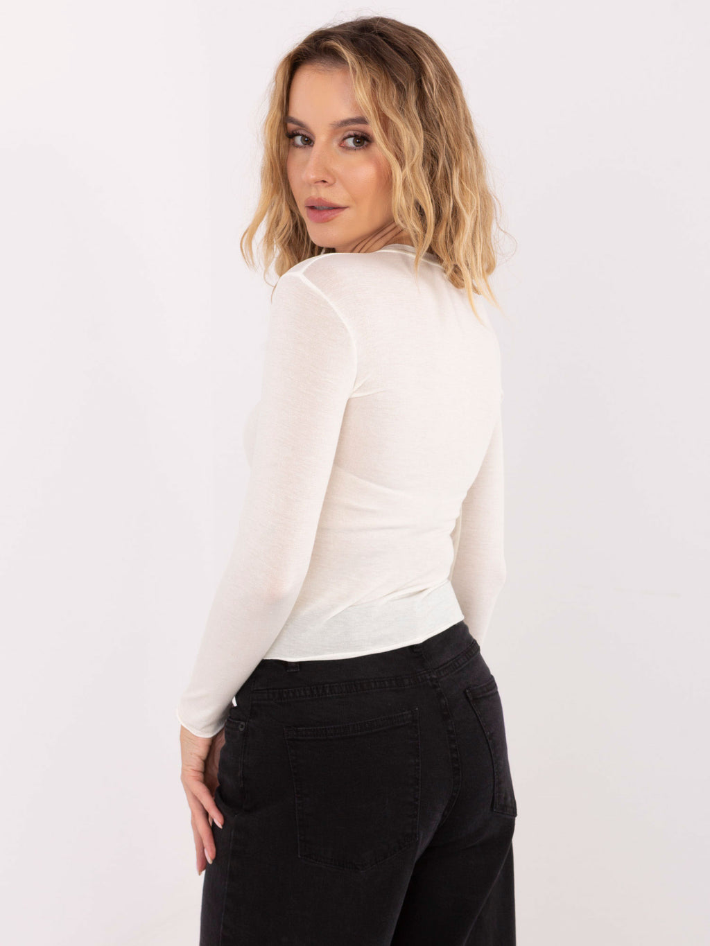 MELFIA Fitted Soft Blouse