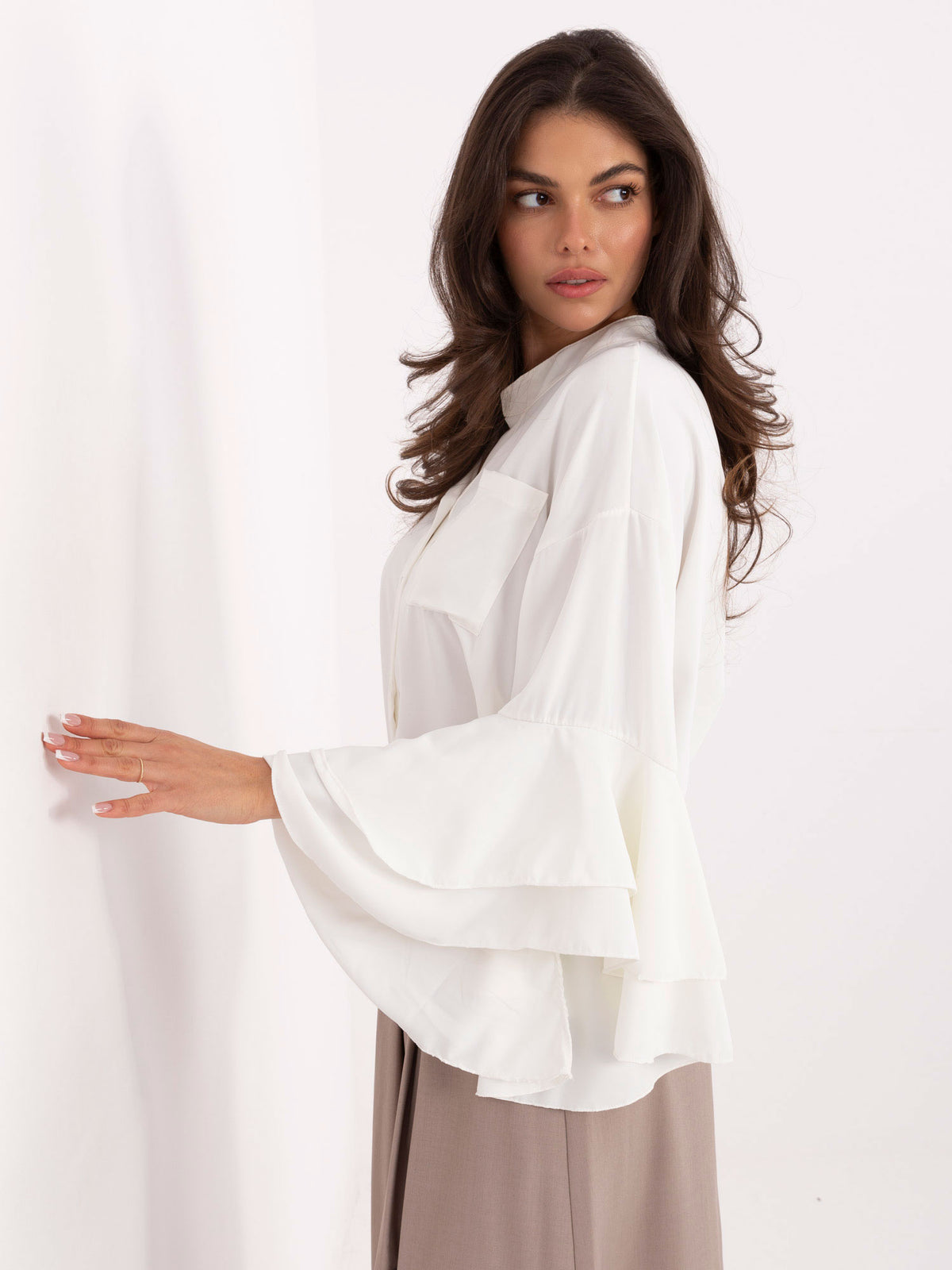 MELFIA Bluse mit Glockenärmeln