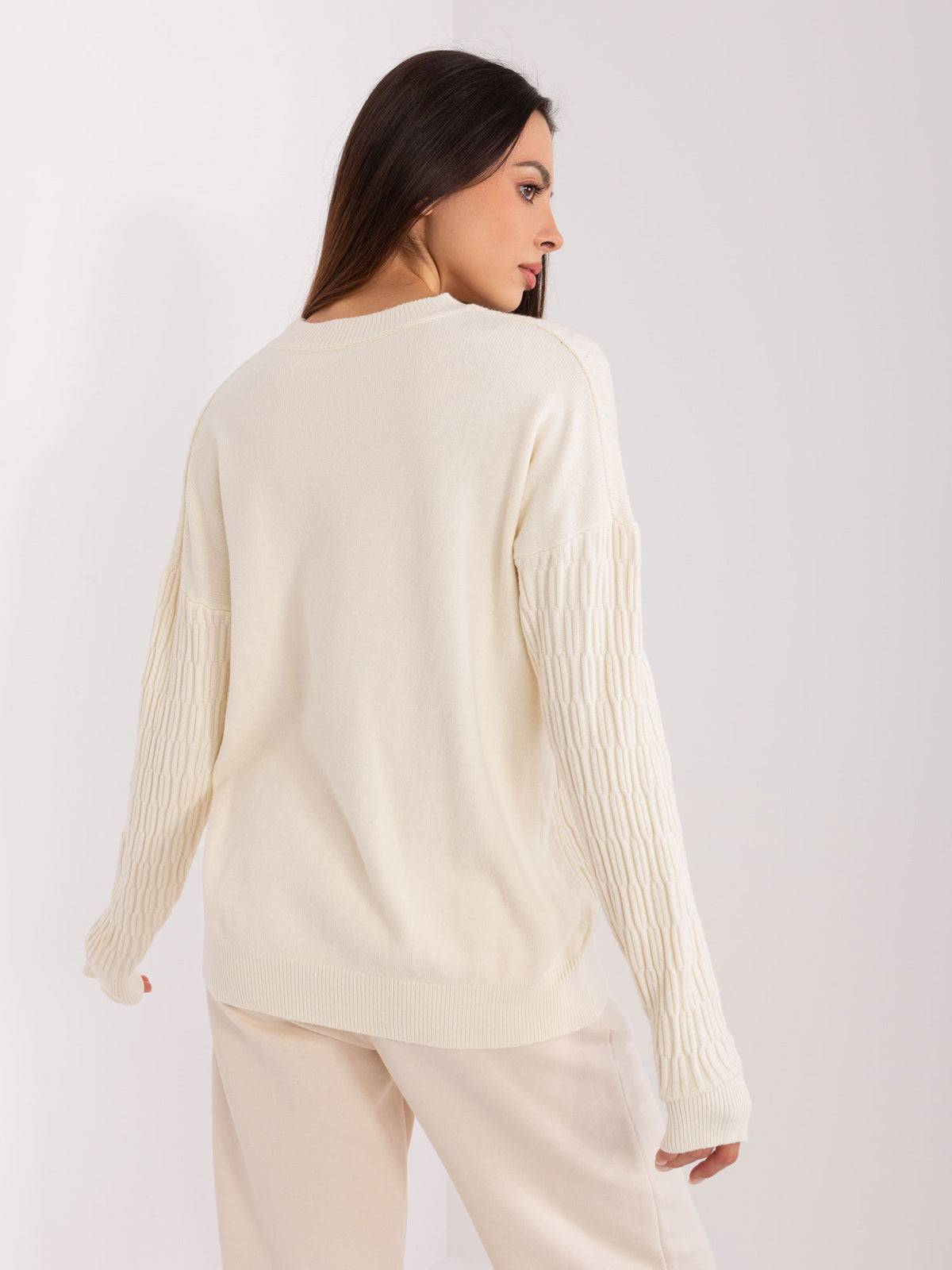MELFIA – Klassischer Strickpullover mit Muster