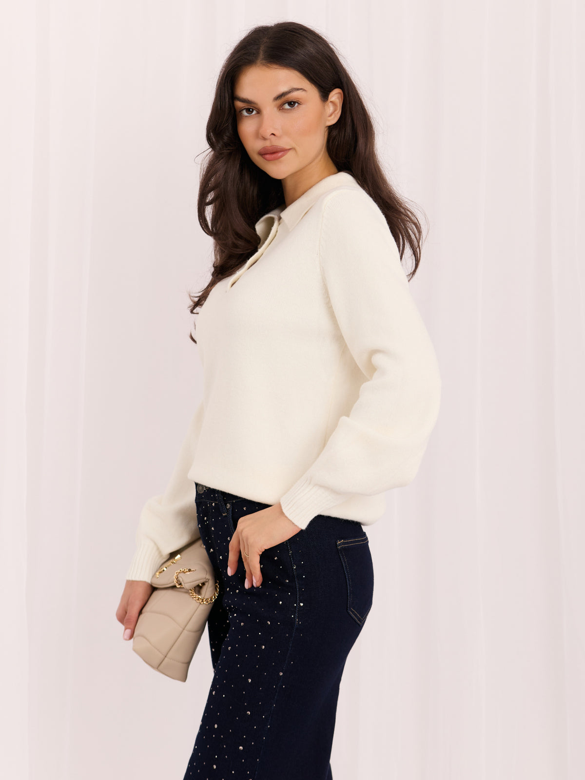 MELFIA® Pullover mit Kragen