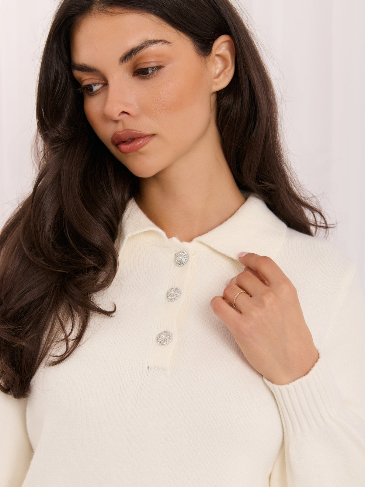 MELFIA® Pullover mit Kragen
