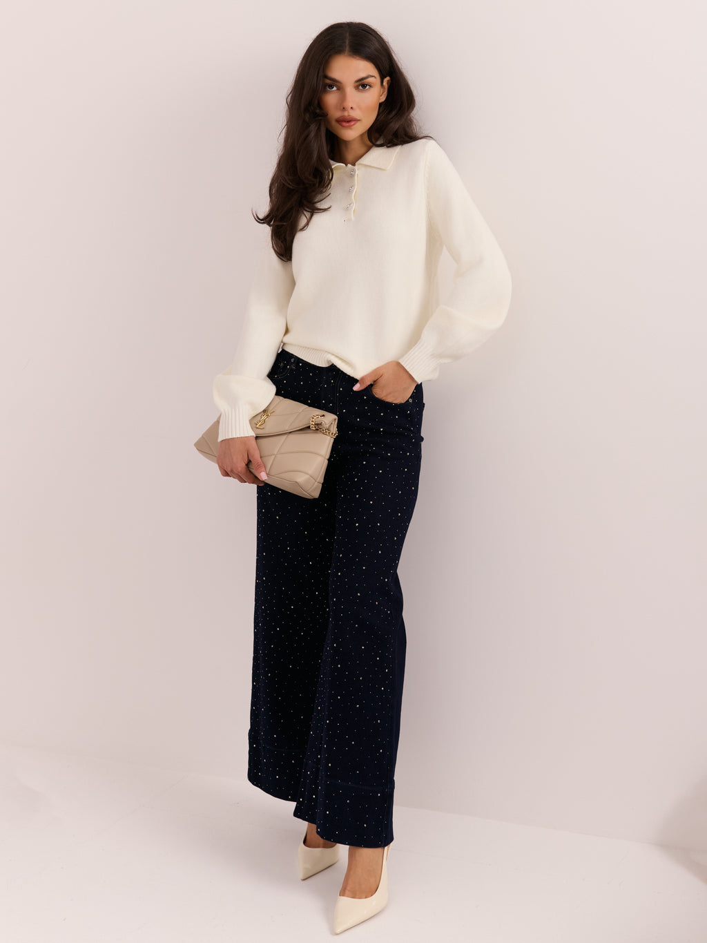 MELFIA® Pullover mit Kragen