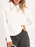 MELFIA® Pullover mit Zirkonia
