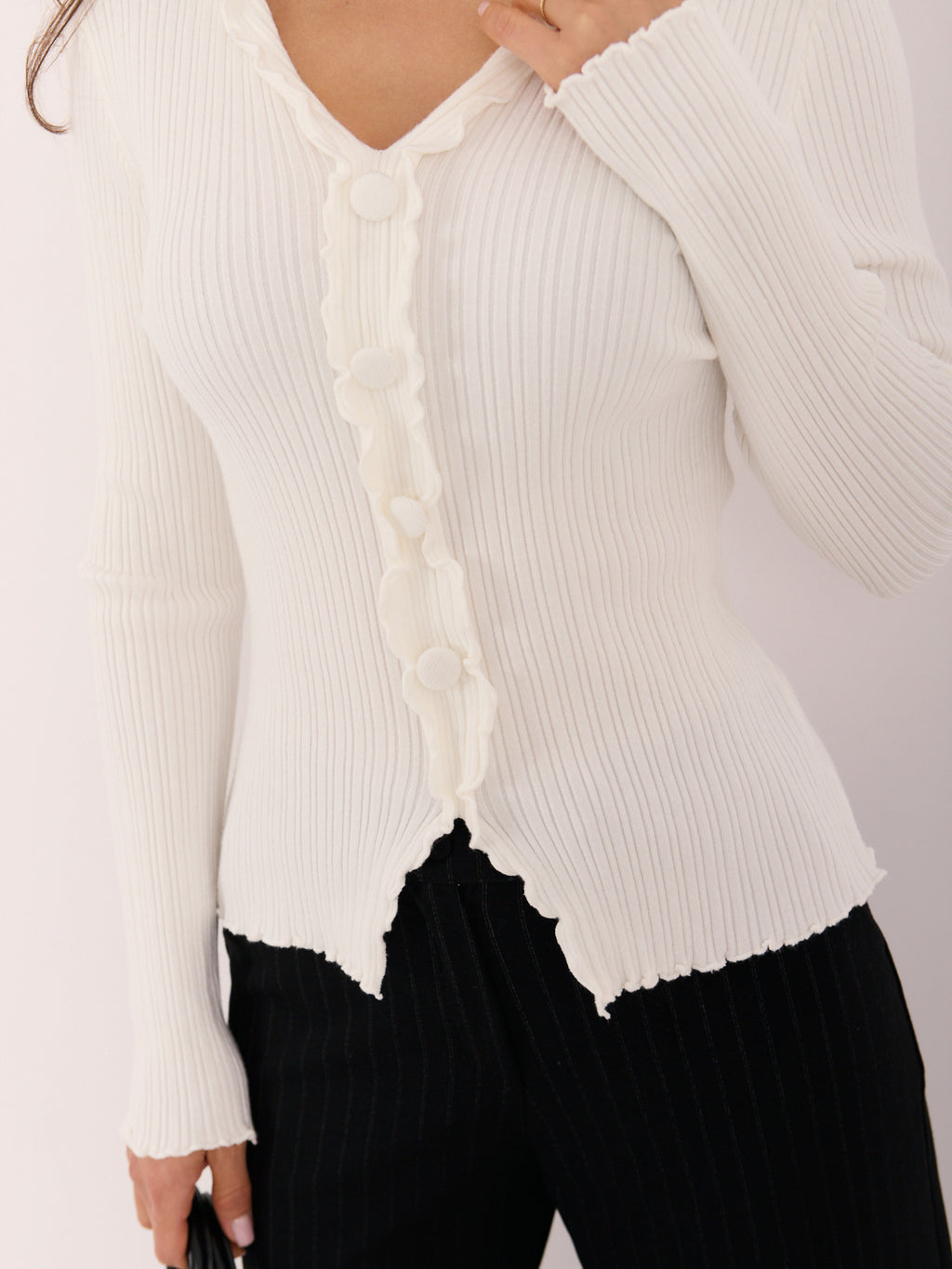MELFIA® Pullover mit Frontschlitz
