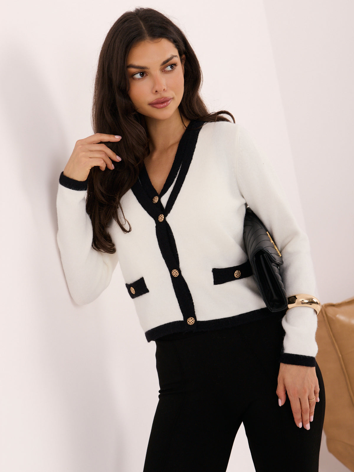 MELFIA® 2-in-1 Cardigan mit Knöpfen