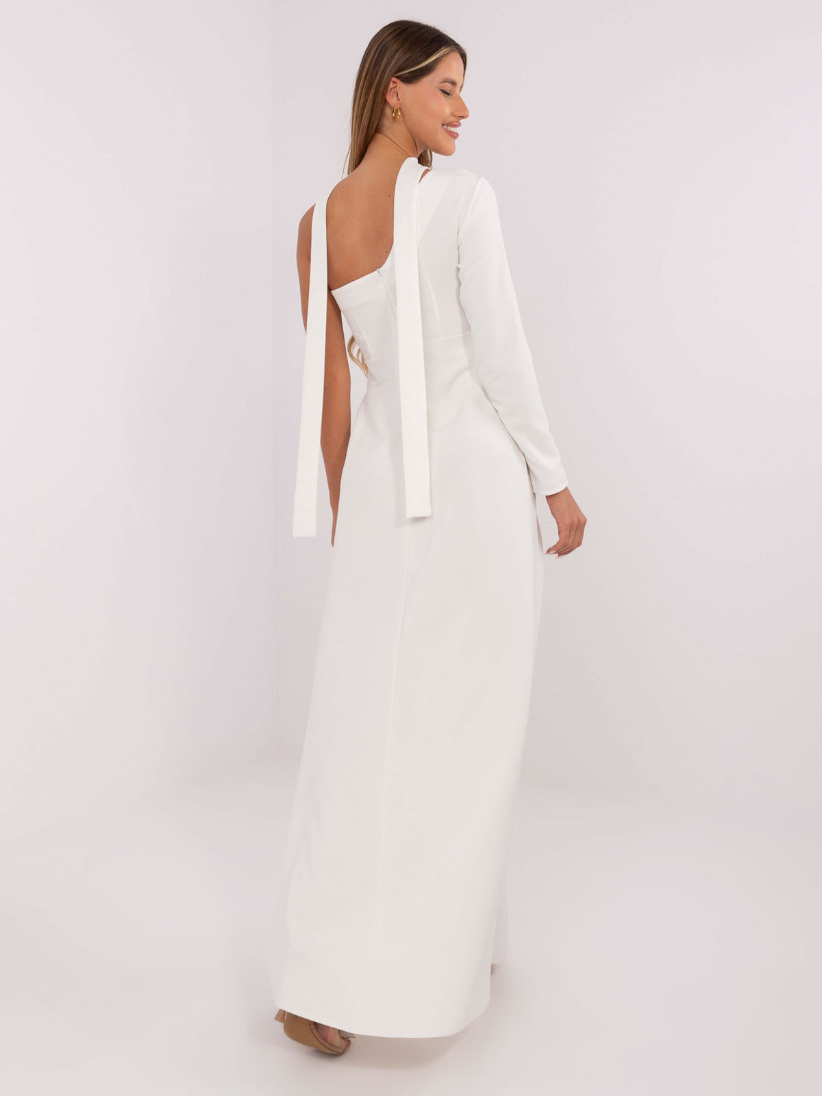 MELFIA One-Shoulder Maxi Evening Dress