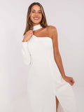 MELFIA One-Shoulder Maxi Evening Dress