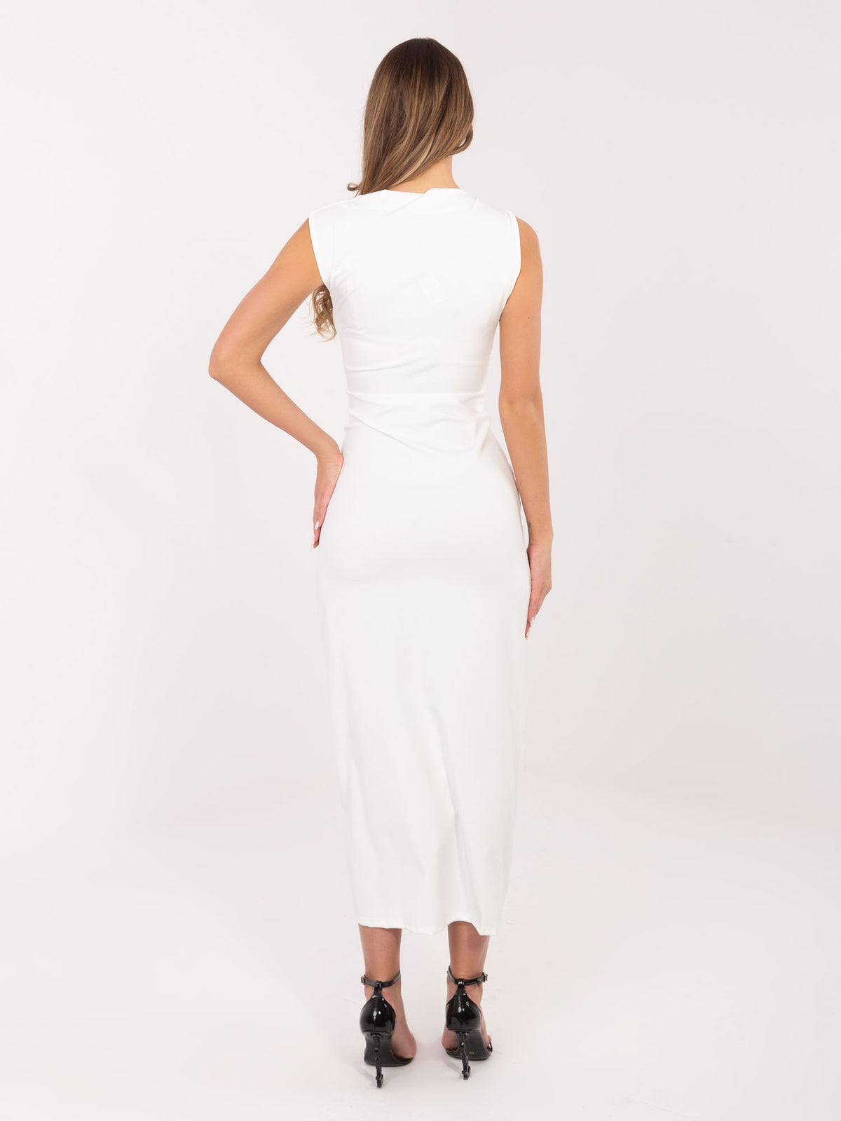 MELFIA Slit Evening Dress