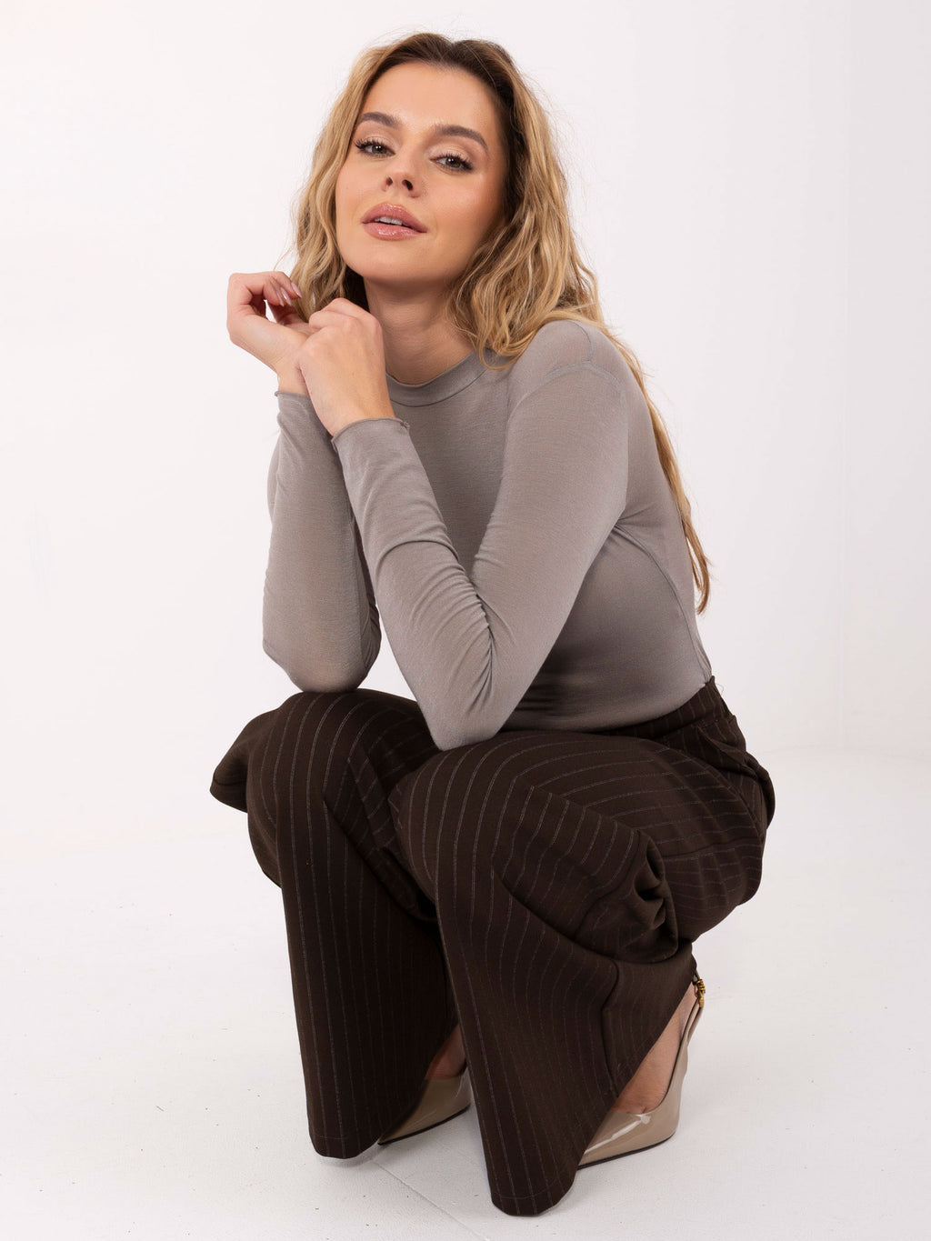 MELFIA Fitted Soft Blouse