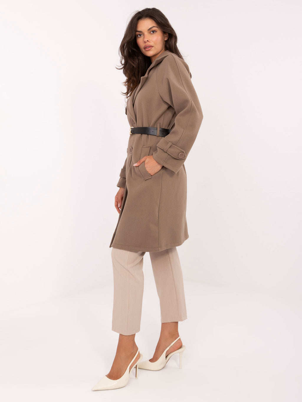 MELFIA Belted Coat