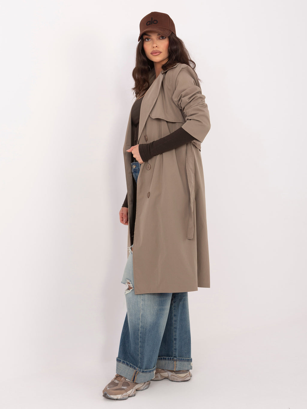 MELFIA – Damen-Trenchcoat mit Futter