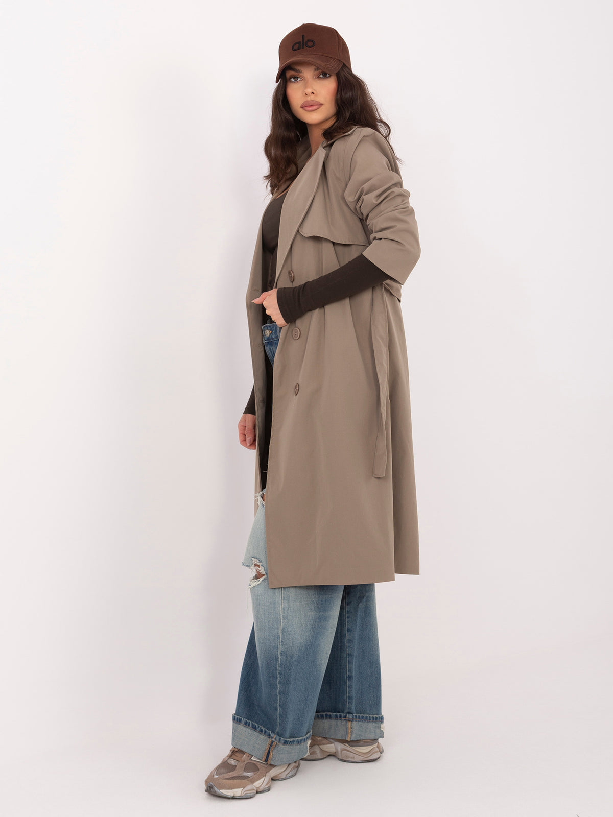 MELFIA – Damen-Trenchcoat mit Futter