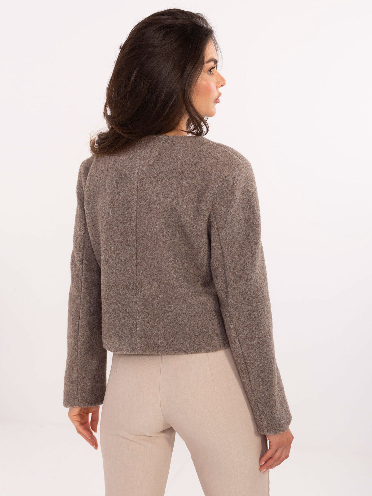 MELFIA Elegante Kurzjacke mit dekorativen Taschen