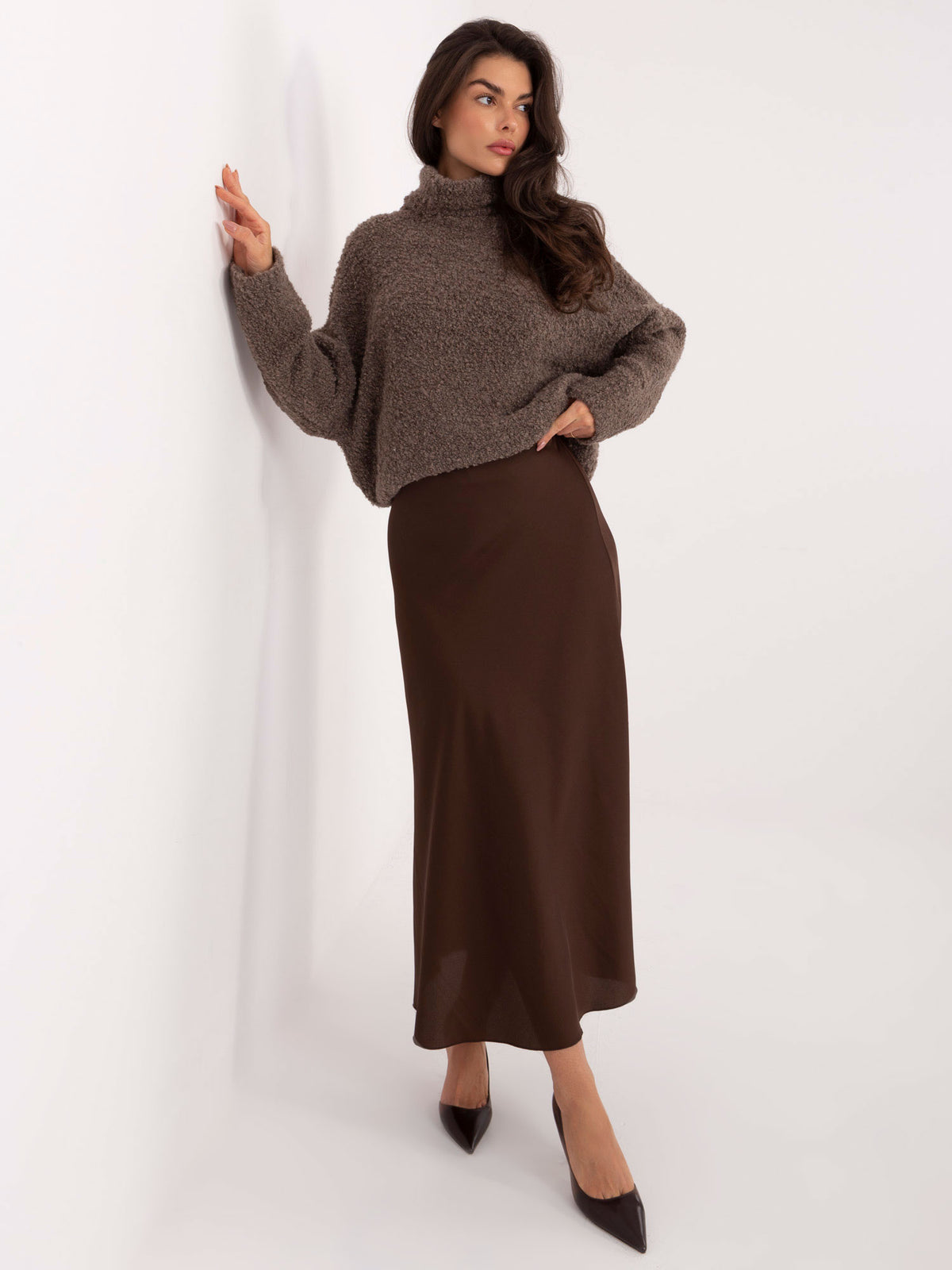 MELFIA – Oversize-Pullover aus Bouclé