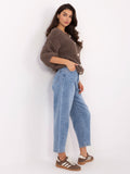MELFIA® Bouclé-Pullover mit Knöpfen