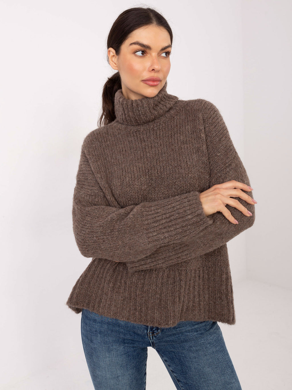 MELFIA  – Eleganter Rollkragenpullover aus Wolle