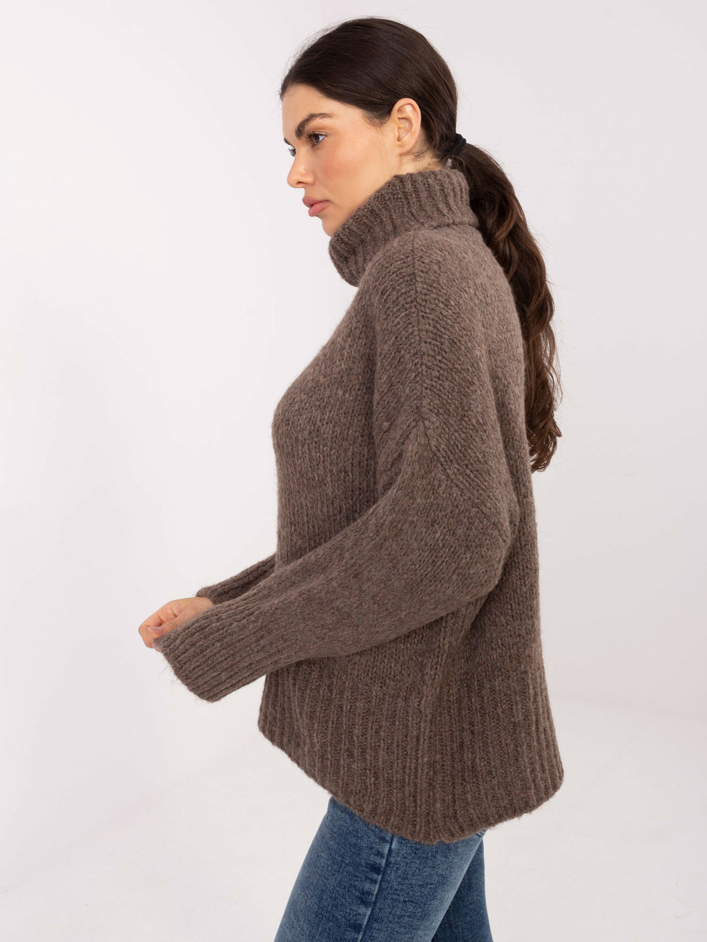 MELFIA  – Eleganter Rollkragenpullover aus Wolle