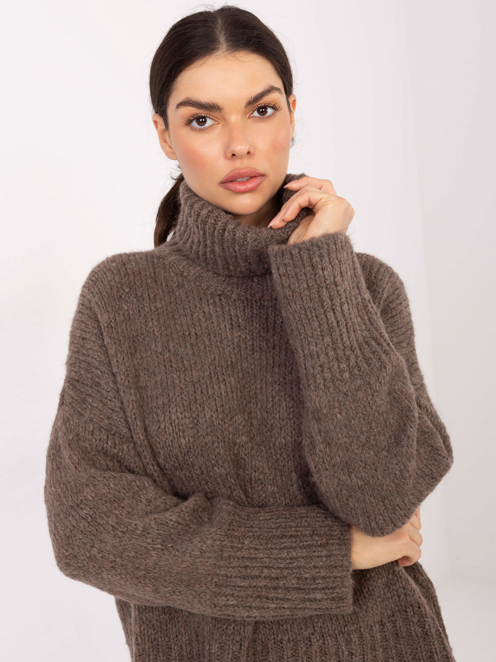 MELFIA  – Eleganter Rollkragenpullover aus Wolle