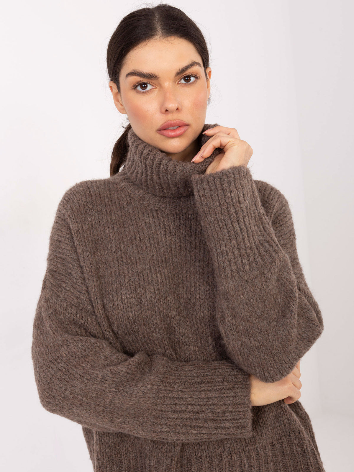 MELFIA  – Eleganter Rollkragenpullover aus Wolle