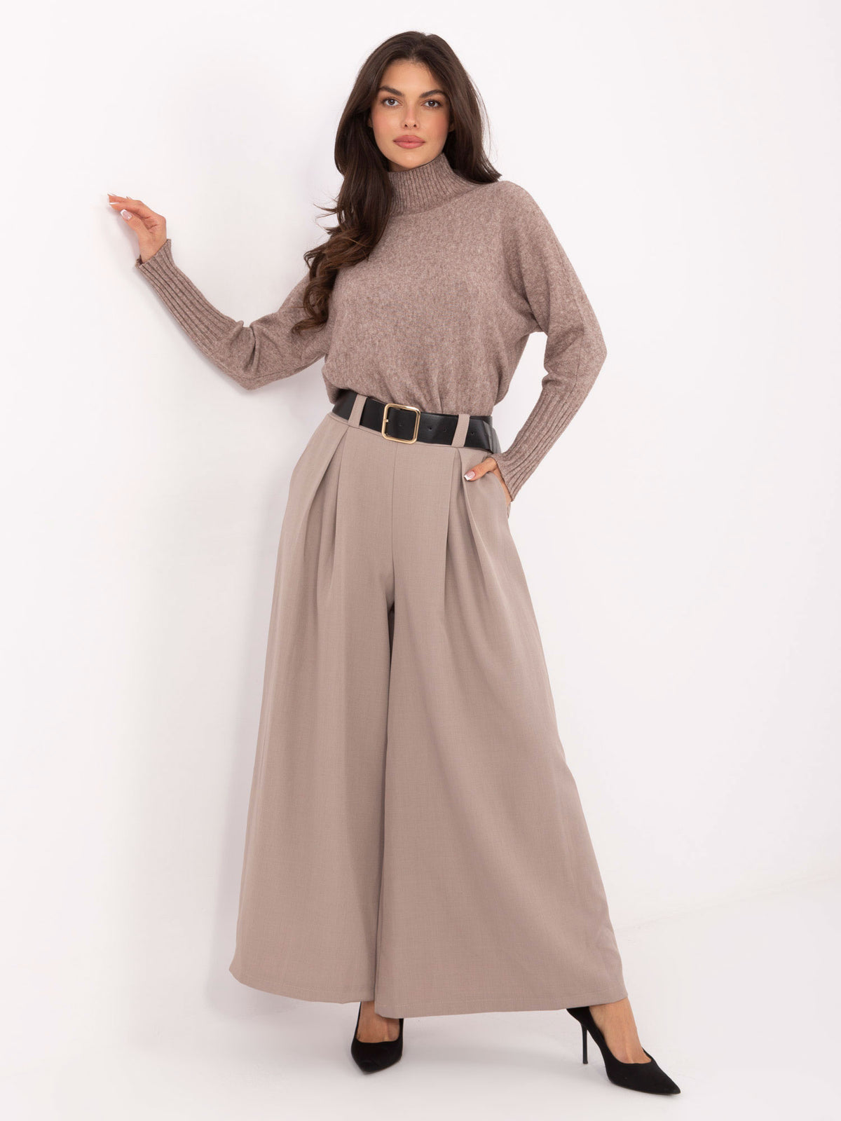 MELFIA Weite Hose mit Falten