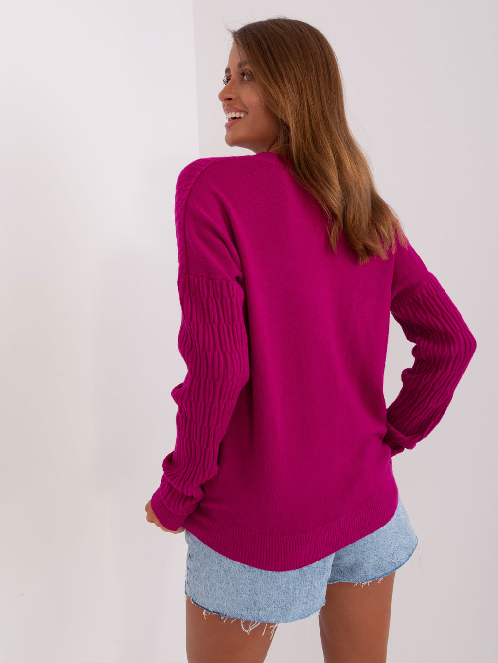 MELFIA – Klassischer Strickpullover mit Muster