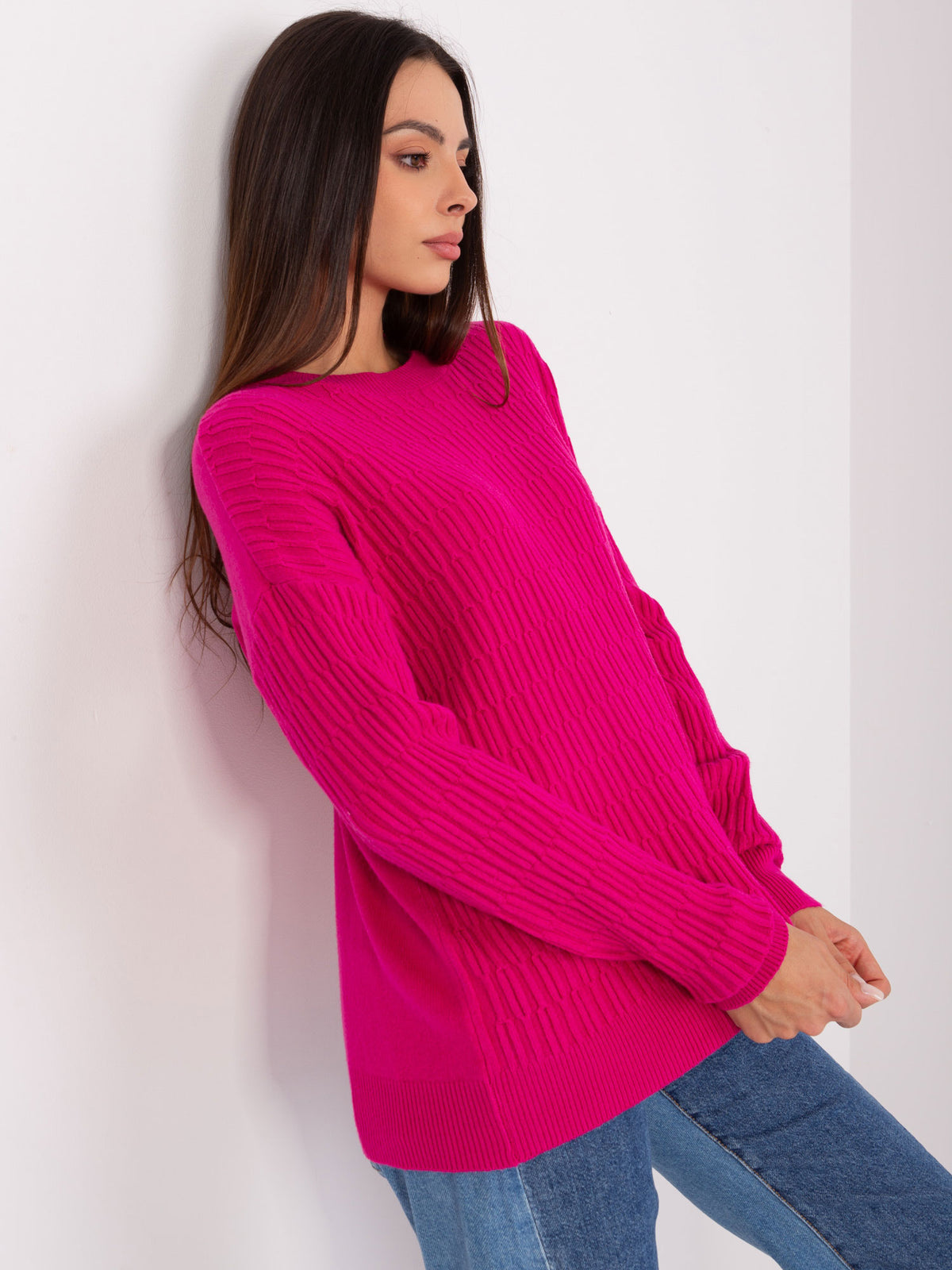 MELFIA – Klassischer Strickpullover mit Muster