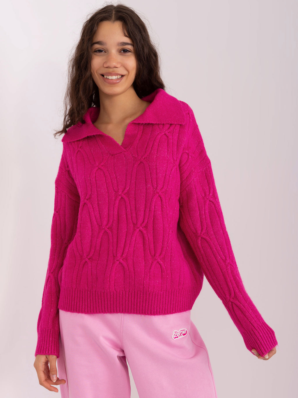 MELFIA – Lockerer Zopfstrickpullover