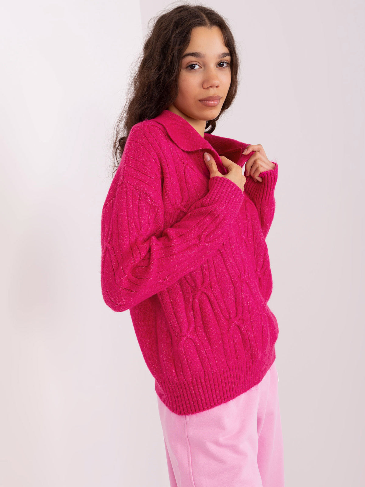 MELFIA – Lockerer Zopfstrickpullover