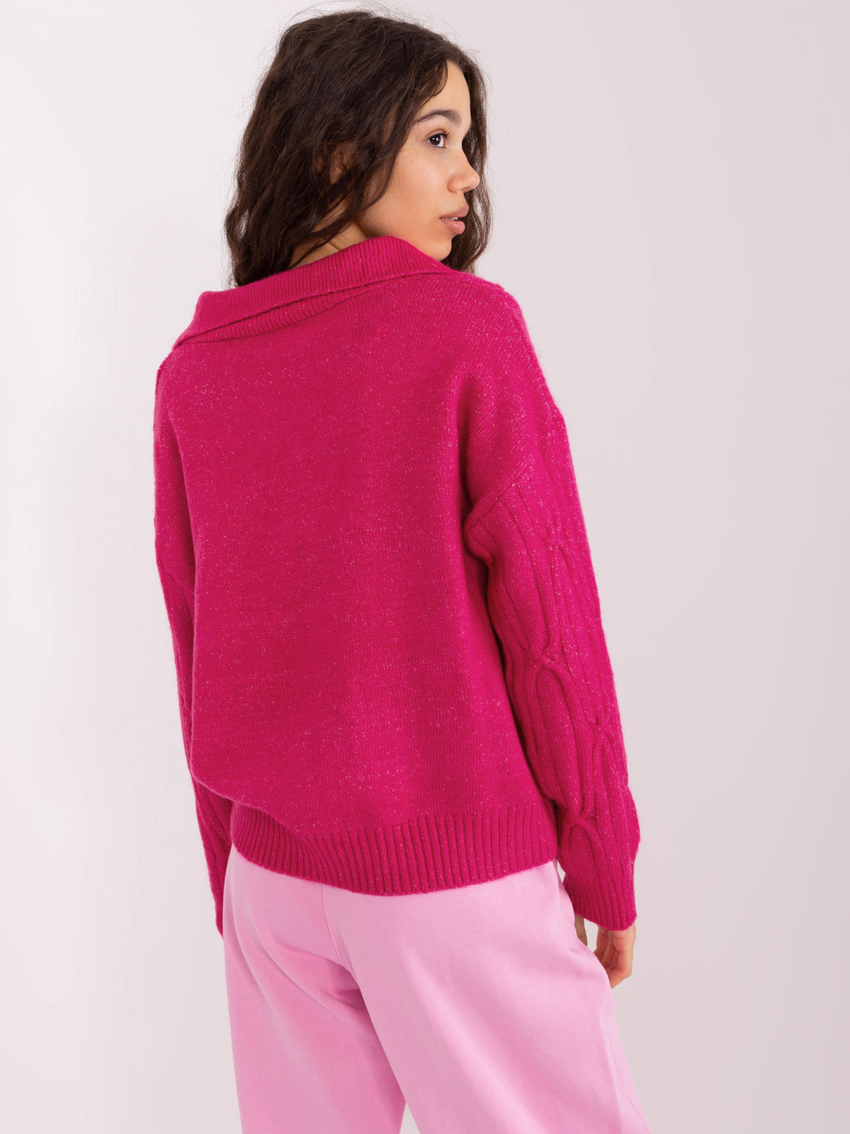 MELFIA – Lockerer Zopfstrickpullover