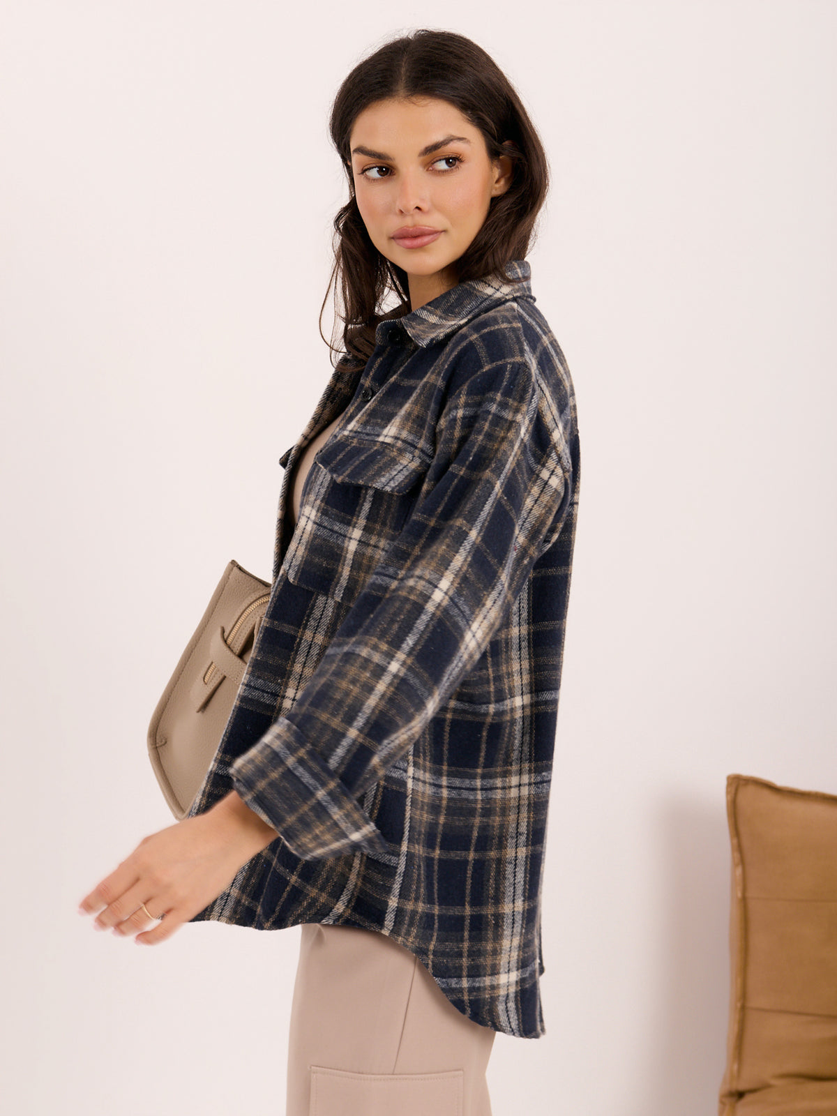 MELFIA AMELIE – Kariertes Oberhemd