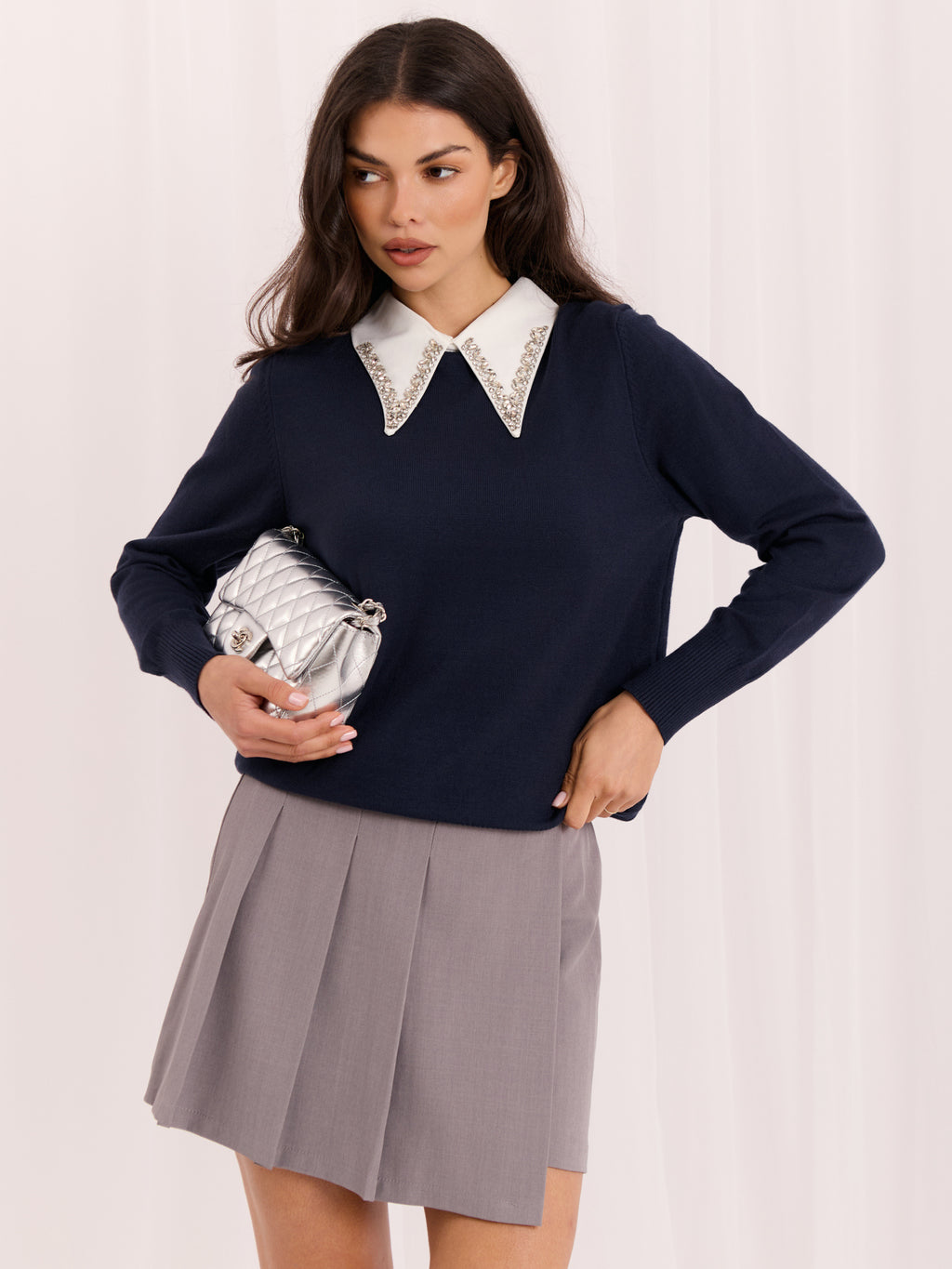 MELFIA® Pullover mit Zirkonia