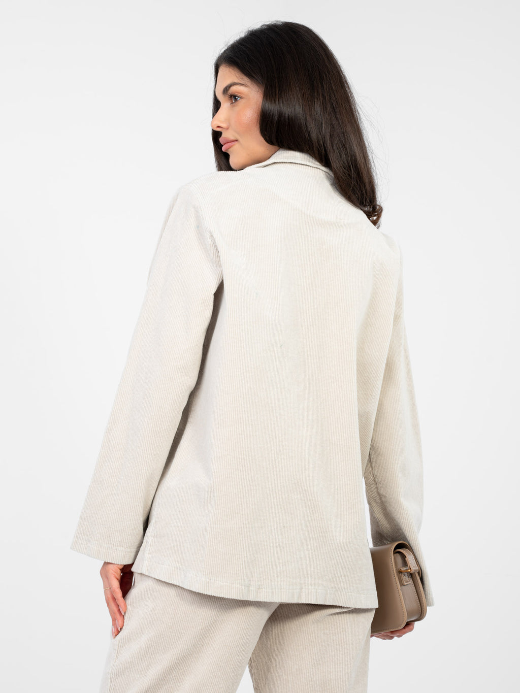 MELFIA  Cordjacke mit Taschenimitat
