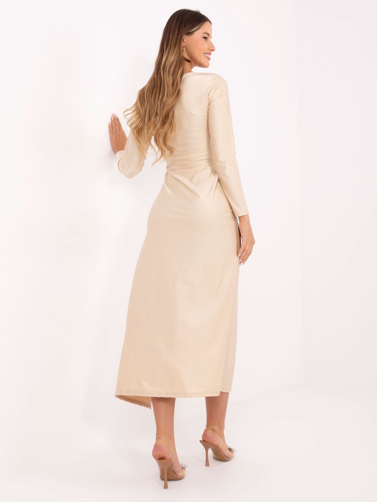 MELFIA Ruched Evening Dress
