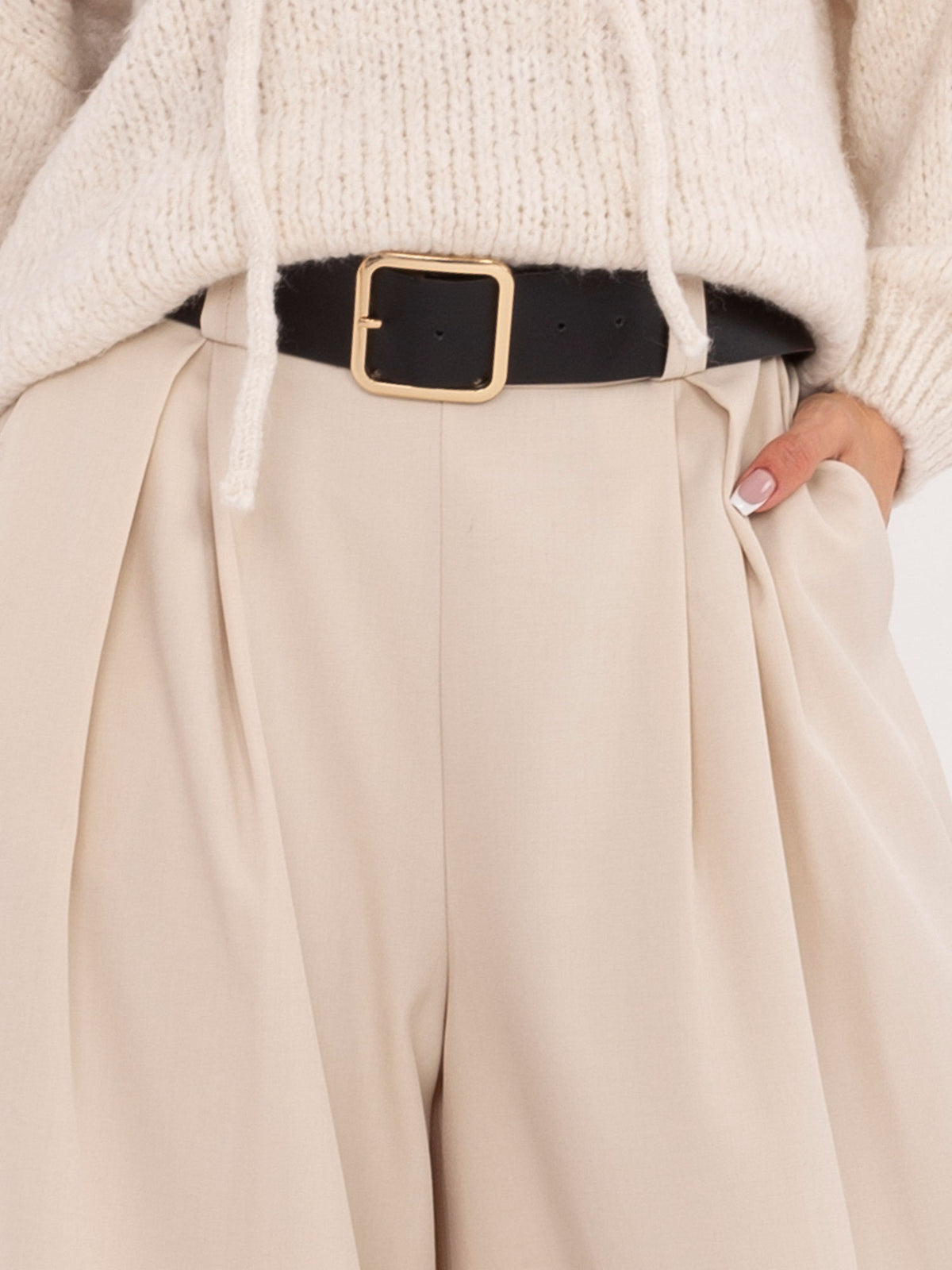 MELFIA Weite Hose mit Falten
