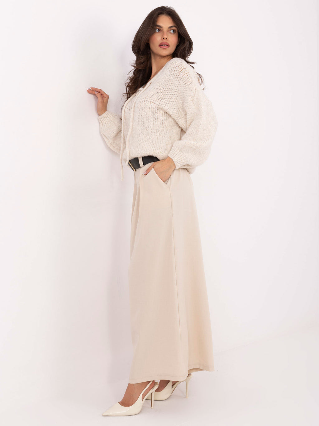 MELFIA Weite Hose mit Falten