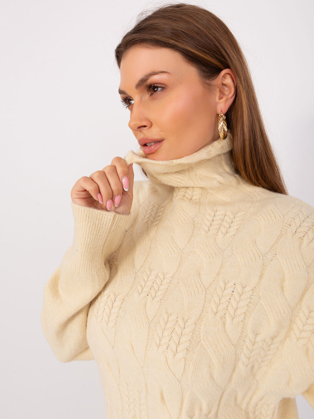MELFIA  – Pullover mit Zopfmuster