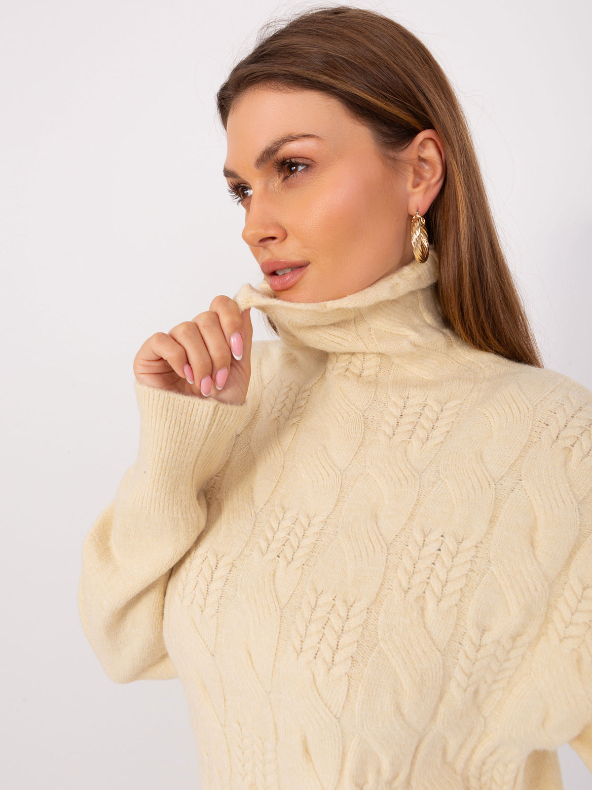 MELFIA  – Pullover mit Zopfmuster