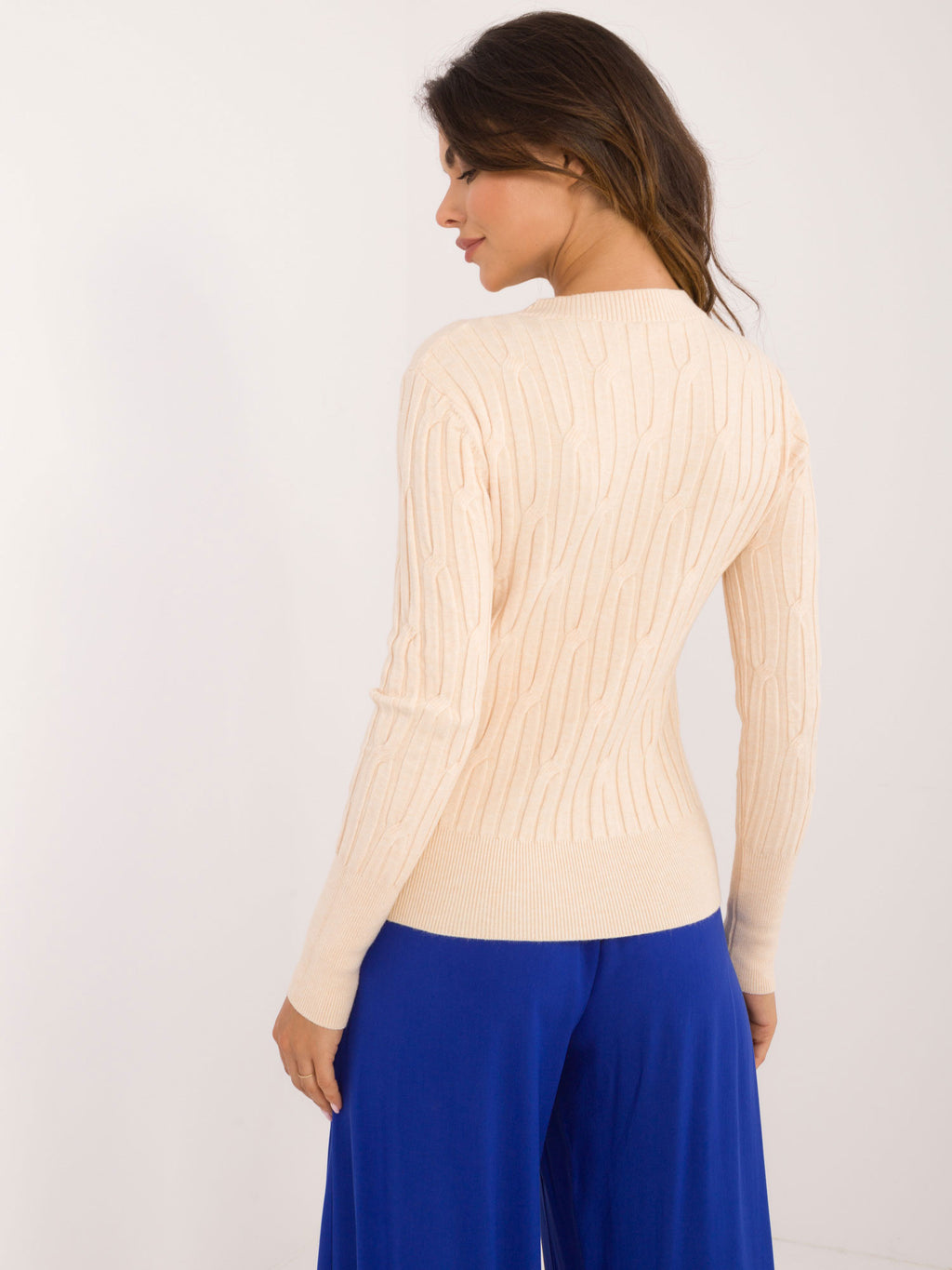 MELFIA – Strukturierter Pullover mit Muster
